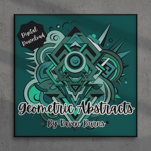 Geometric Abstracts Coloring Book: 57 Printable Pages (PDF Download)