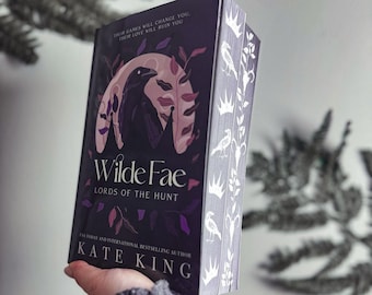 Signed Sprayed edges paperbacks, Wilde Fae Lords of the Hunt and Lady of the Nightmares by Kate King