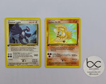 Shadow Lugia e Golden Ho-Oh - Carta Pokemon personalizzata