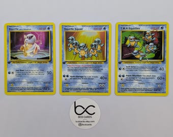 Squirtle Saxophone, TMNT Squirtles, Squirtle Squad - Carte Pokemon personalizzate