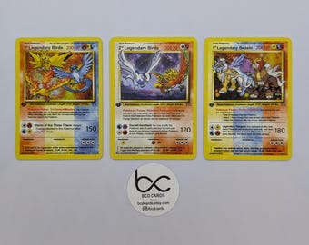 Legendary Birds & Beasts- Custom Pokemon Card