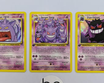 Gengar Variations - Custom Pokemon Cards - Etsy