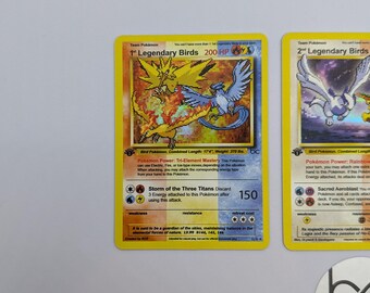 Legendary Birds & Beasts- Custom Pokemon Card - Etsy Legendary Birds & Beasts- Custom Pokemon Card - Etsy
