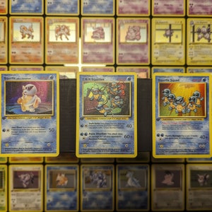 Saxofón Squirtle, Squirtles de TMNT, Escuadrón Squirtle: cartas de Pokémon personalizadas