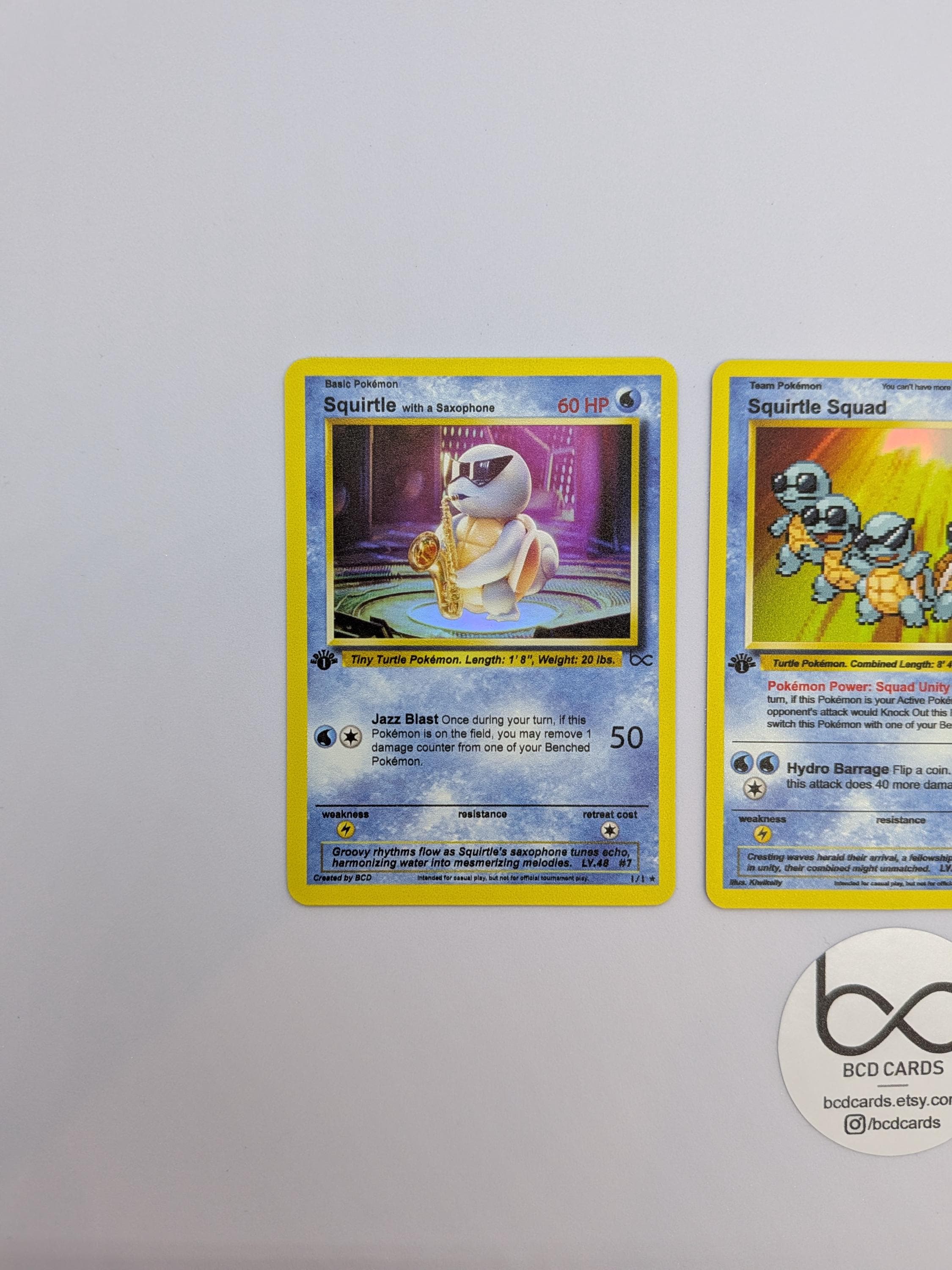 Squirtle Saxophone, TMNT Squirtles, Squirtle Squad - Custom