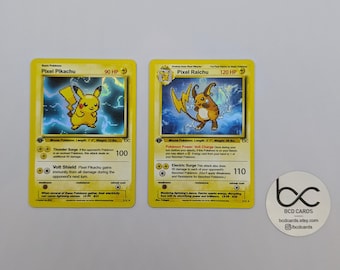 Pixel Pikachu e Raichu