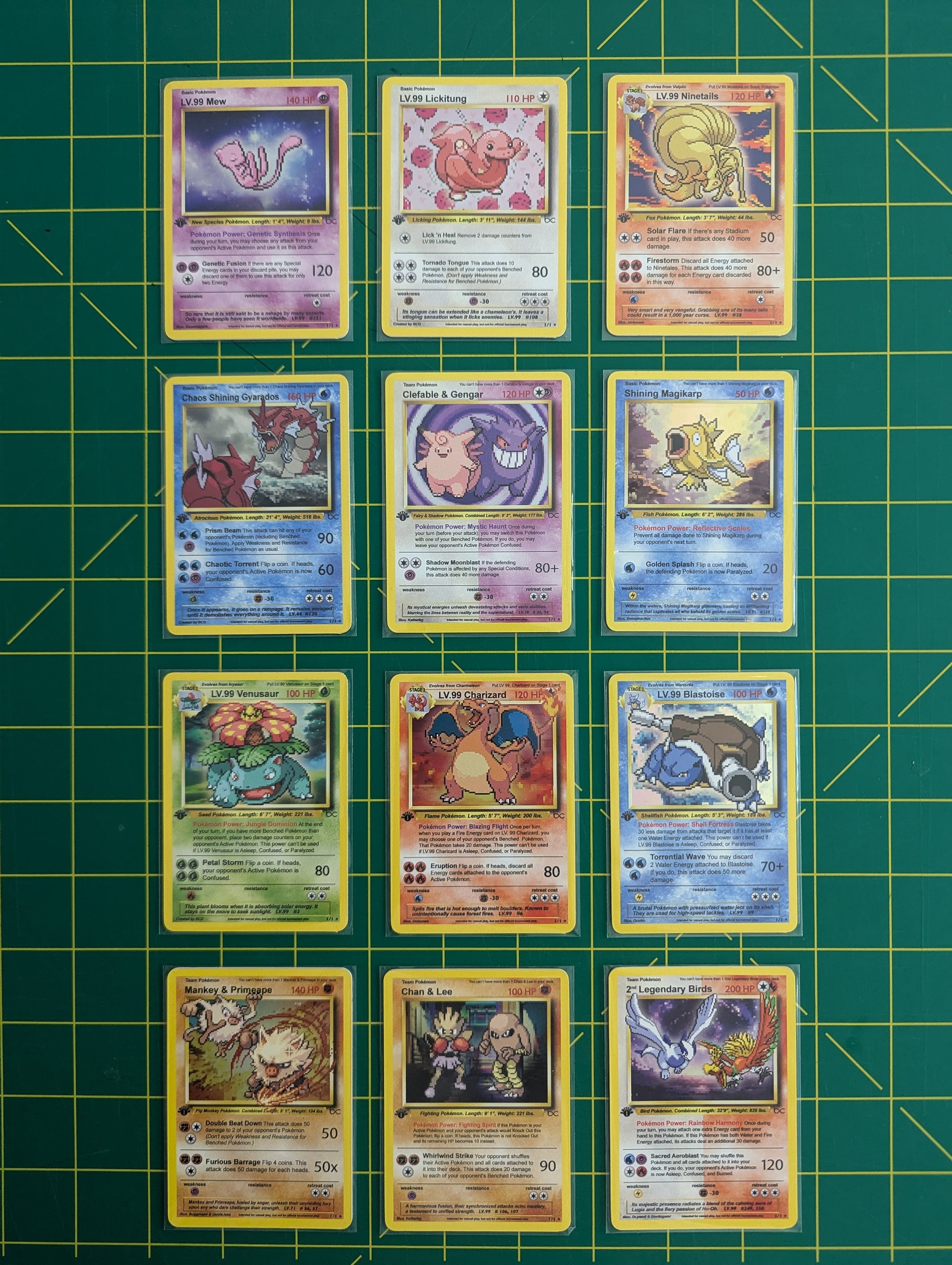 Pick 9 - Custom Pokemon Cards