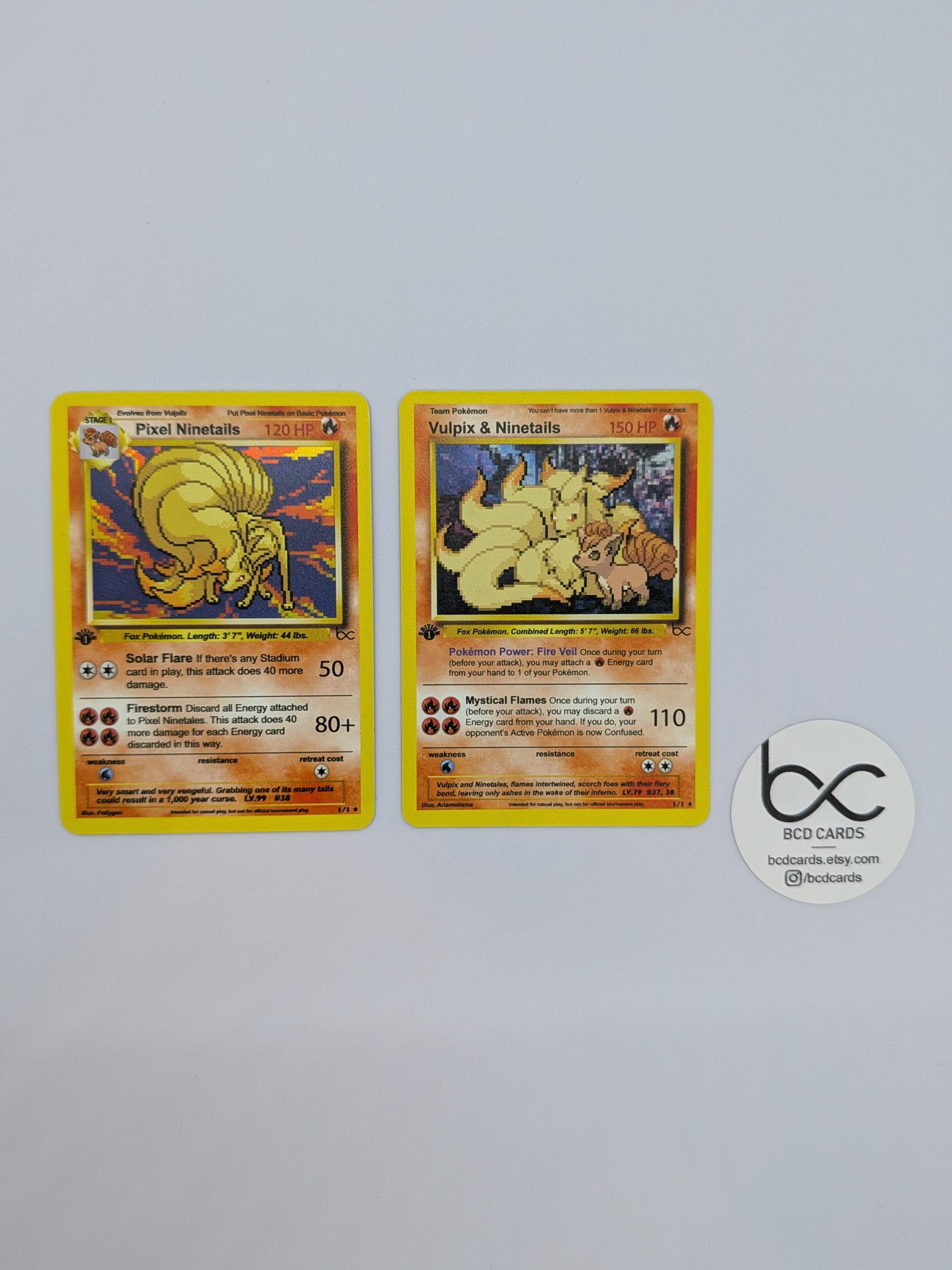 Ninetails Card - Etsy
