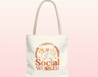 Sozialarbeiter-Einkaufstasche, Anwalt, Unterstützung, Ermächtigung, Geschenk für Sozialarbeiter, Schüler, Schulabschluss, Geschenk, Sozialarbeiter, Monat, LSW-Umhängetasche