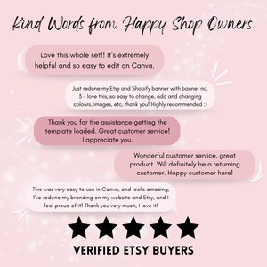 Etsy Seller Branding Kit: Shop Banners, Logos & Branding, Etsy Selling Mockups, Custom Shop Canva Templates, Shop Templates Digital Download image 10