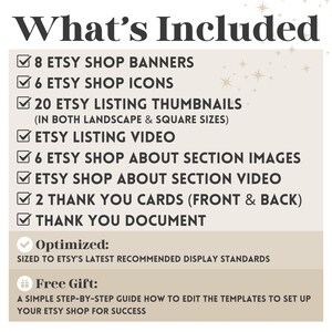 Etsy Shop Kit for Etsy Sellers, Etsy Shop Banners, Shop Icons, Listing Thumbnails, Canva Templates for Etsy Shop, Marble Design, Etsy Shop Setup, Graphics for Small Business