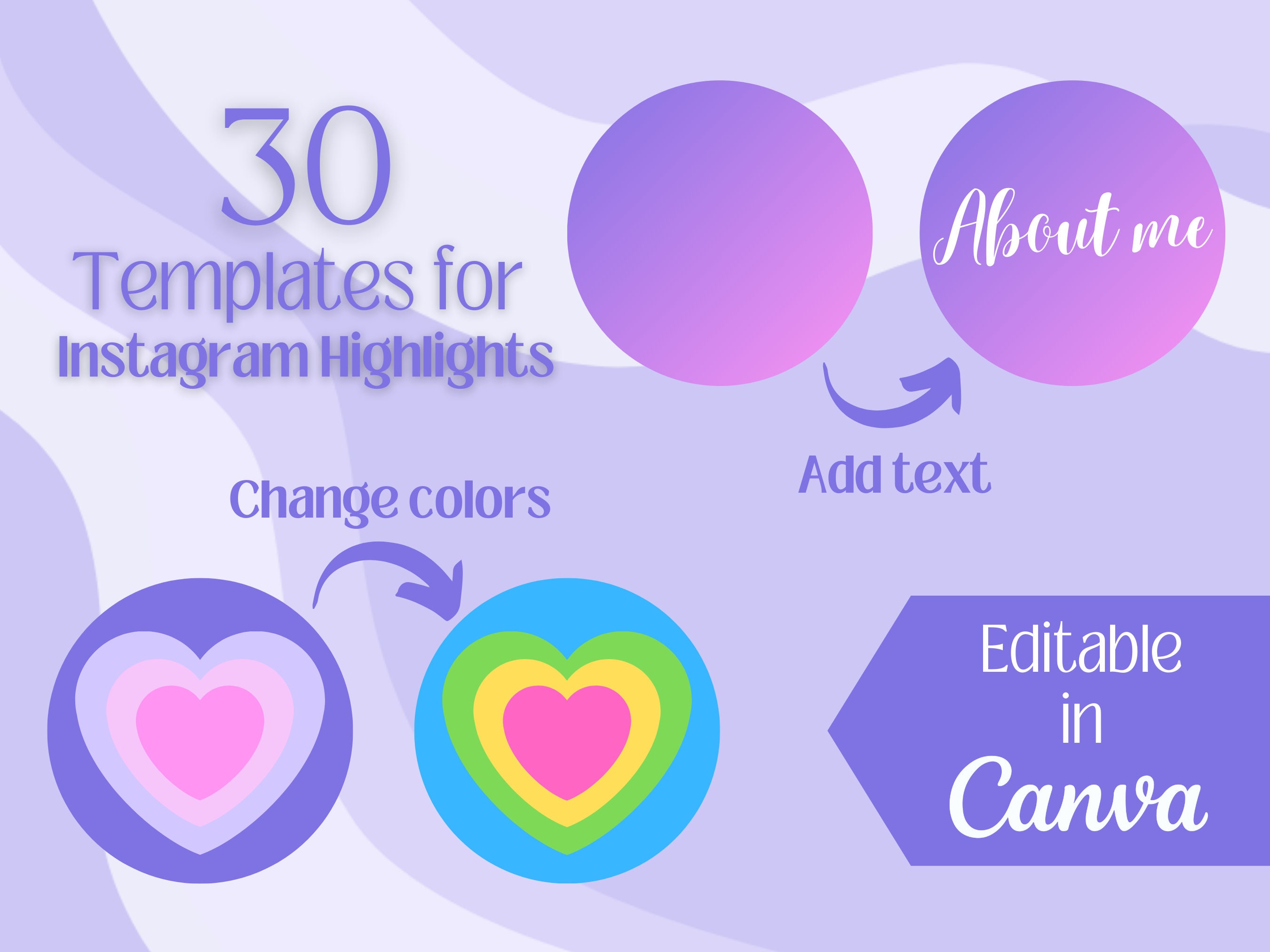 30 Pink Instagram Highlight Covers Purple Instagram Story Etsy