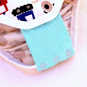 Body extension 1 piece dots mint