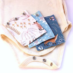Body extension set of 3 foxes cotton