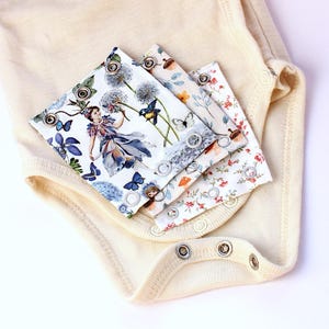 Body extension set of 3 flower girl cotton