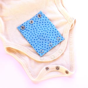 Body extension 1 piece dot blue