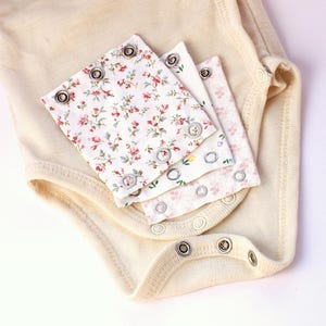 Body extension set of 3 floral cotton