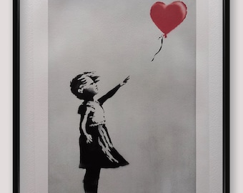 バンクシー バルーンガール オリジナル M Arts エディション シルク