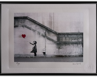 Banksy – Litografía 'Chica con globo rojo (2014)'
