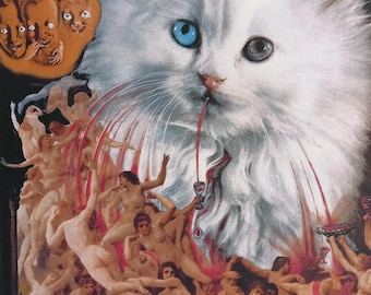 Salvador Dalí – Litografía ‘El gato de los bigotes amantes del vino’