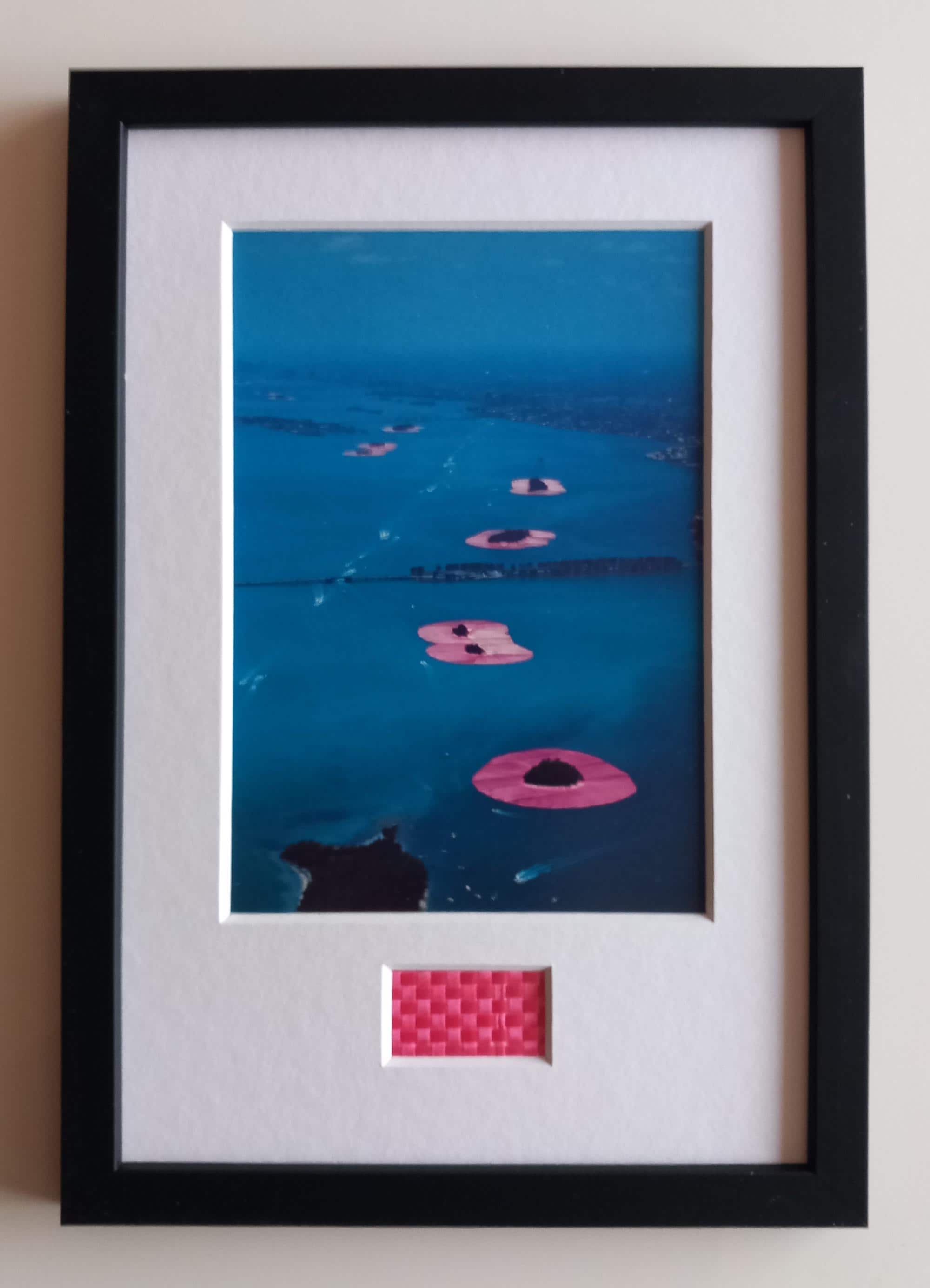 Christo & Jeanne-claude – Surrounded Islands – Artcard, Framed