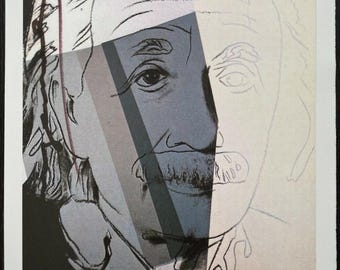 Andy Warhol – Litografia Alberta Einsteina – z certyfikatem