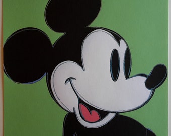 アンディ・ウォーホル「ミッキーマウス」限定版リトグラフプリント