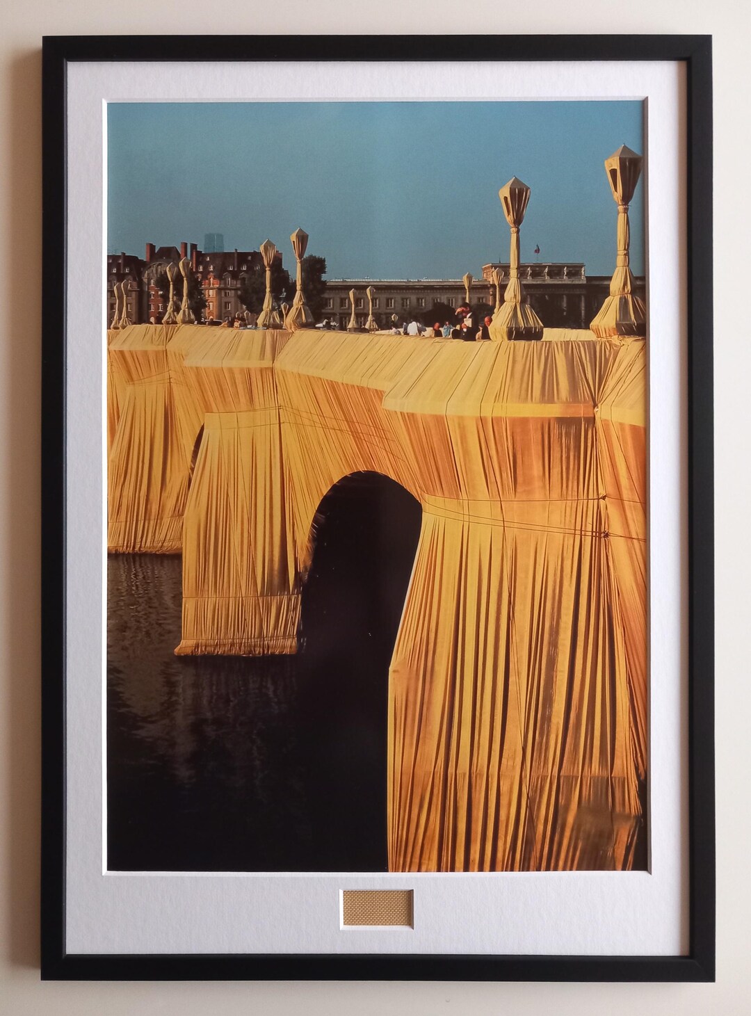 Christo & Jeanne-claude – the Pont Neuf Wrapped – Art Print XXL