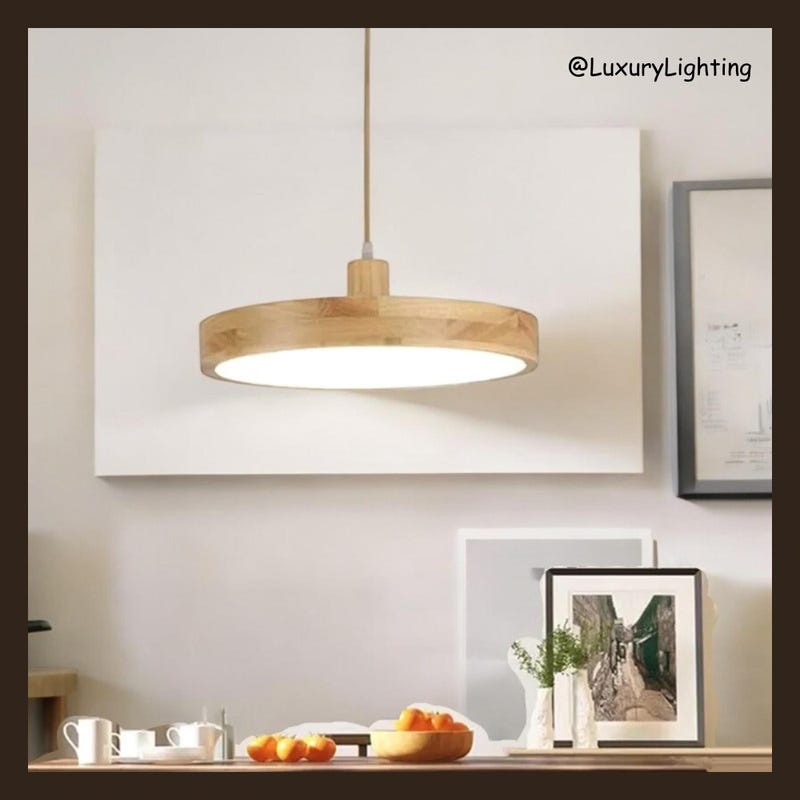 Wood Dining Room Light - Etsy