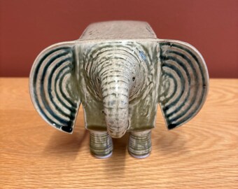 Lisa Larson Elephant Sculpture – Afrika Series – Gustavsberg Sweden 1964 – Scandinavian Mid Century Design