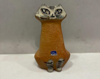 Lisa Larson Cat - Lilla Zoo - Mid-century Figurine - Gustavsberg