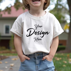 Bella Canvas 3001T Mockup, white Bella Canvas 3001T Mockup, Toddler Shirt Mockup, 3001T Mockup, white Toddler Mockup, Kids shirt Mockup