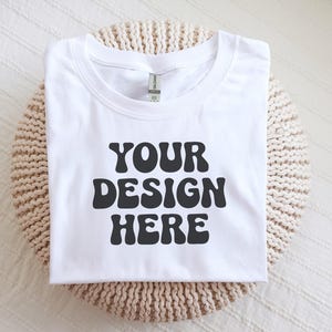 Gildan 64000 Mockup, White Gildan 64000 Flat Lay Mockup, Gildan 64000 t-shirt Mockup, Folded Gildan 64000 Mockup, Folded Gildan 64000 Mockup