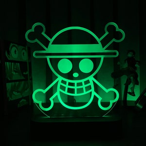 New 3d Jp One Piece Devil Fruit Stereo Night Light Ball Puzzle