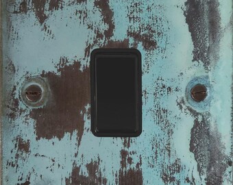 Flat Verdigris 1 Gang Switch