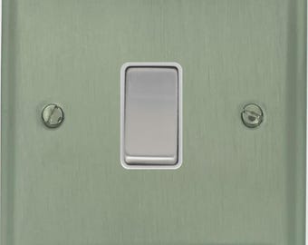 Deco Satin Nickel 1 Gang Switch