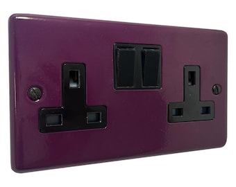 Purple Double Socket