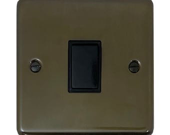 Contour Medium Bronze Light Switch (1 Gang)