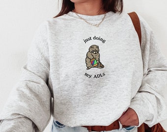 Raccoon Occupational Therapy Sweatshirt Pediatric Occupational Therapy Gifts OT Shirt Occupational Therapy Shirt Occupational Therapist Gift