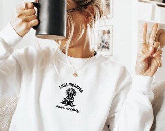 Dachshund Sweatshirt Dachshund Shirt Dachshund Gift Dachshund Sweater Dachshund Clothes Weiner Dog TShirt Doxie Mom Sweatshirt Doxie Mama