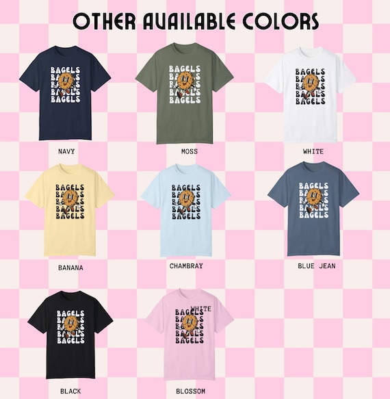 Retro Bagel Shirt Bagel Merch Bagels Crewneck Bagel Lover Gift