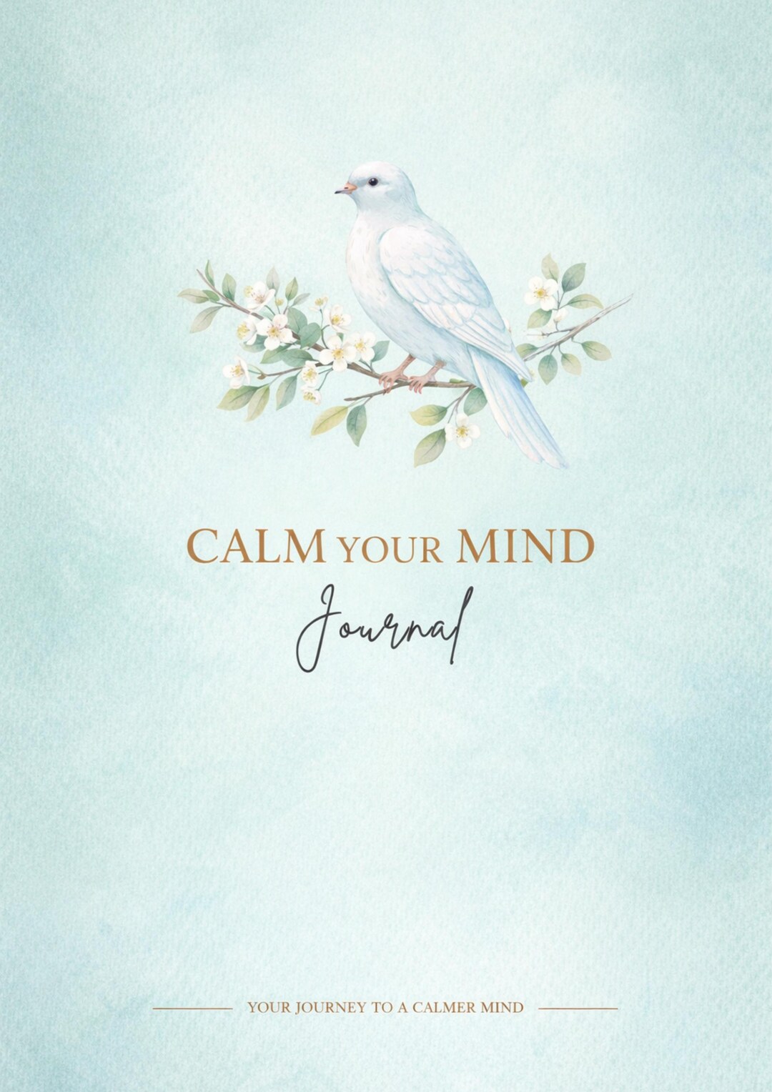 Mindfulness Journal Printable | Calm Self Care Journal PDF for Digital ...