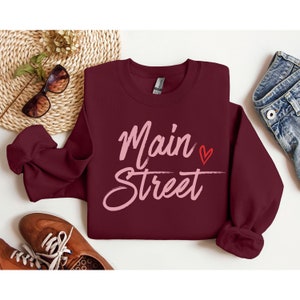Main Street, Sturgis, South Dakota Sweatshirt, Vacation to South Dakota, City Sweatshirt, Famous US Streets, Sturgis Motorcycle Rally