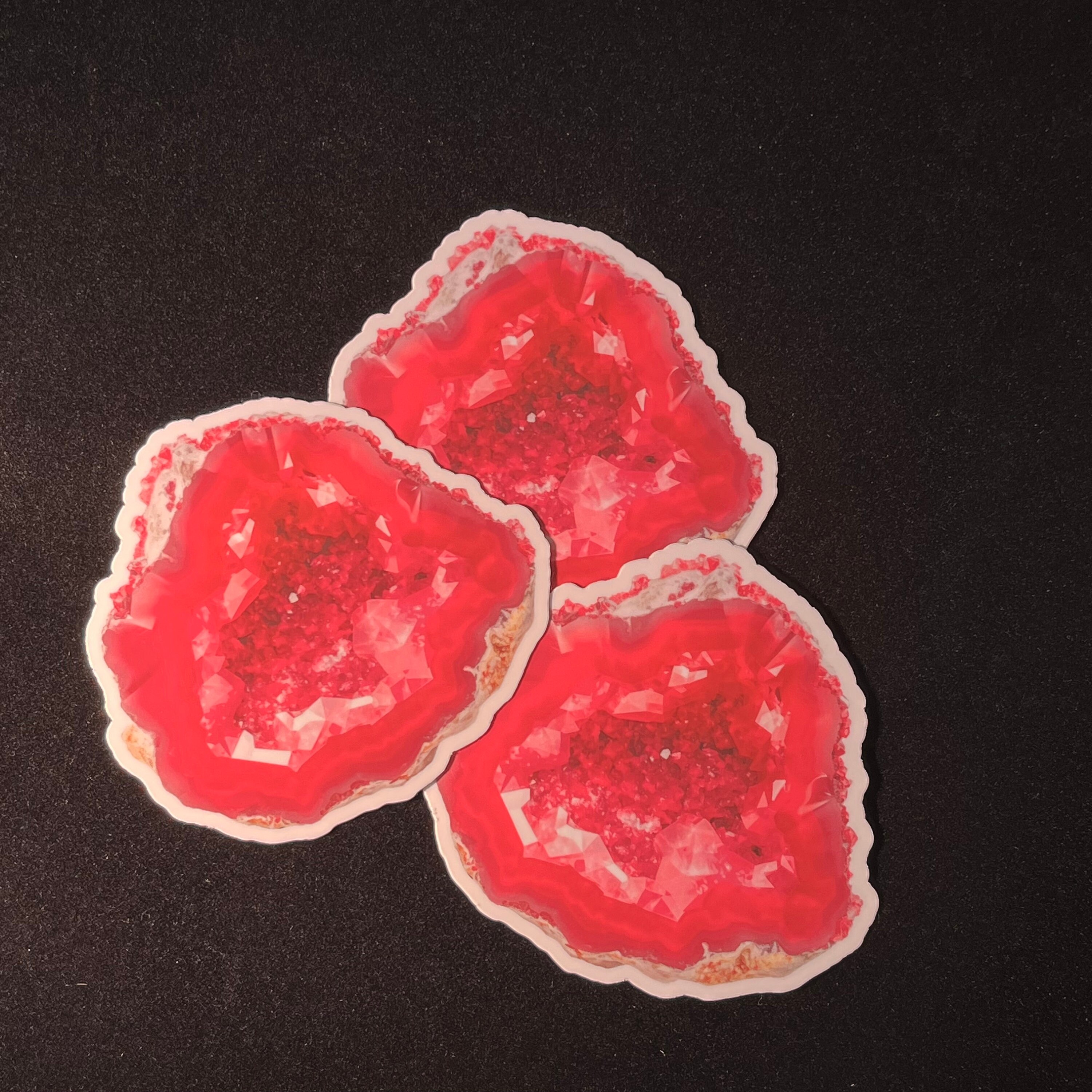 Geode Sticker Pink Geode Sticker for Rock Lovers! - Etsy
