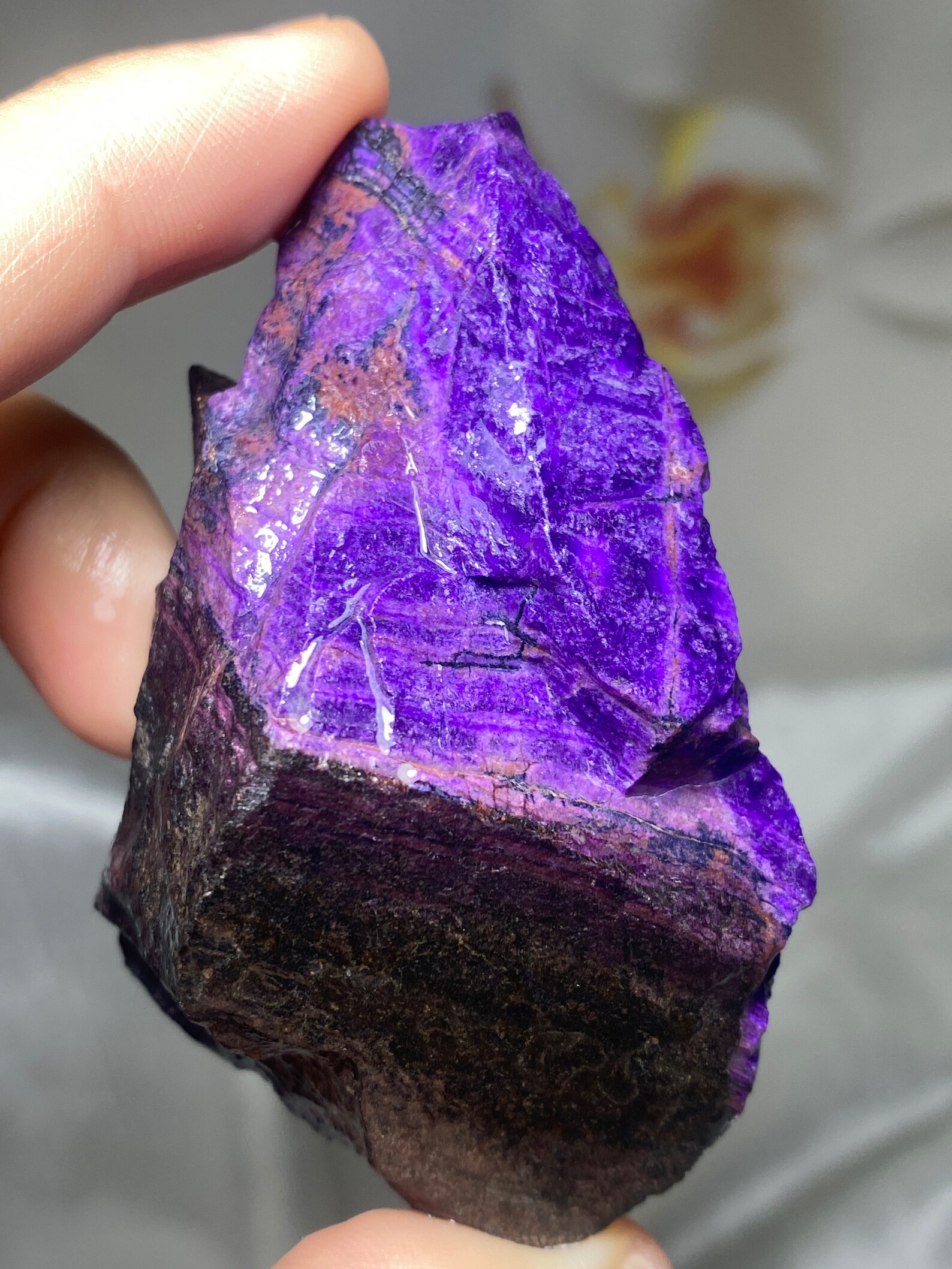 Sugilite , Rare Sugilite , Natural Sugilite , Raw Sugilite , Beautiful ...