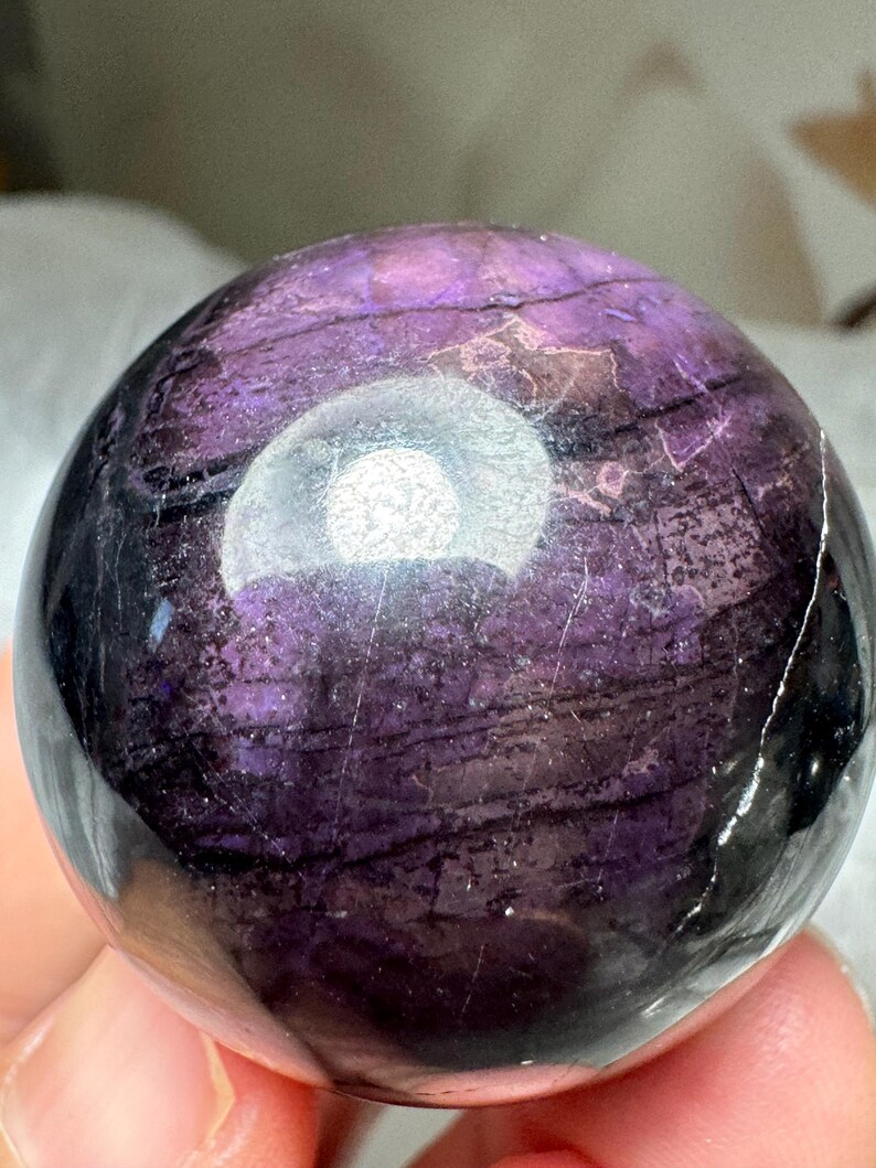 Sugilit Sugilite , Rare Sugilite , Mini Sugilite Sphere , Sugilite Crystal ...
