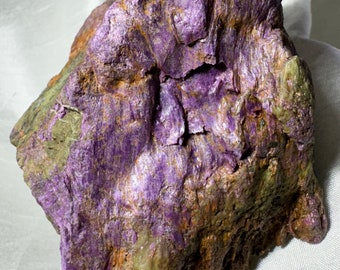 Stichtita, especímenes minerales, cristal, stichtita cruda, piedra preciosa púrpura, piedra preciosa africana, gema cruda grande, stichtita AAA, 634 G