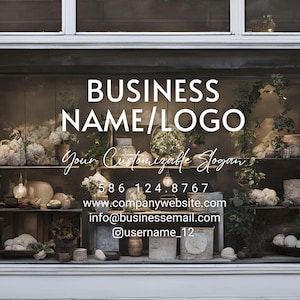 Inside Window Number Stickers - Etsy