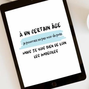 French Saying Print SVG  Funny French Shirt, Sarcastic Quote Tee 40 50 60 70 80 Birthday Gift  French saying t-shirt mug quote download