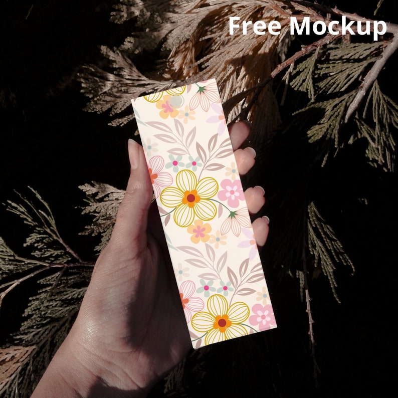 Editable Bookmark Canva Frame Template: Drag & Drop PDF (digital ...